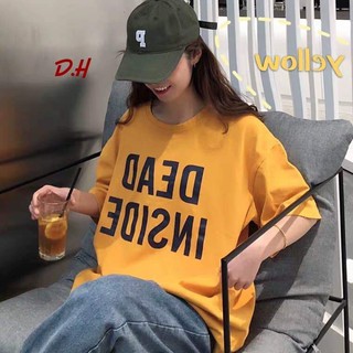 Áo phông nữ chữ DEAD HDA0319