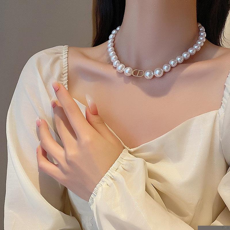 Vòng cổ ngọc trai nhân tạo thời trang