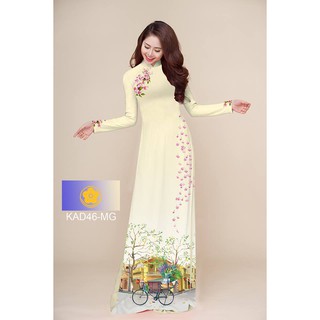 Vải Áo Dài Tằm Ý, Lụa Nhật  KAD47