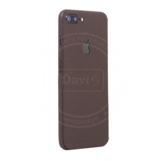 Miếng dán da dán full viền cho iphone 7 Plus làm từ da thật cao cấp - Davis