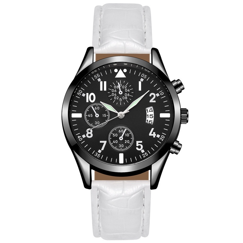 Đồng hồ quartz dây đeo da dành cho nam