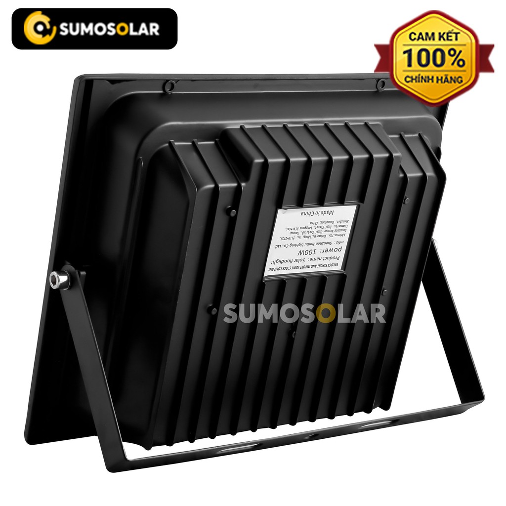 Đèn LED năng lượng mặt trời pin rời 100W Sumosolar - TN07, không tốn tiền điện, tự động phát sáng, dễ dàng lắp đặt