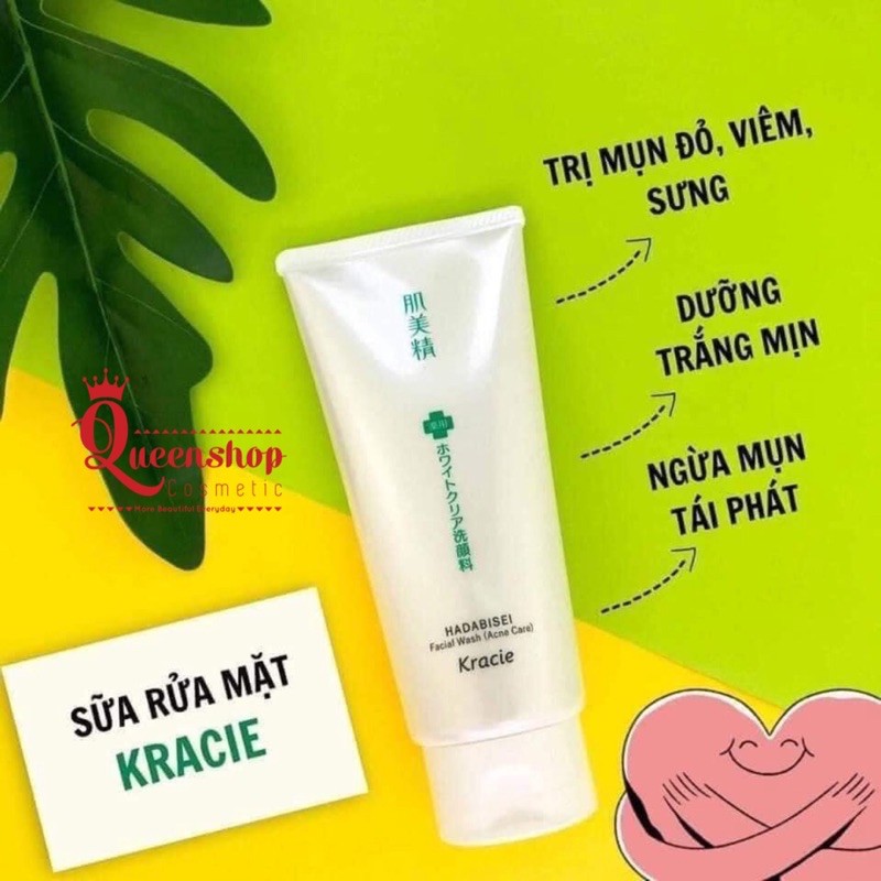 Sữa rửa mặt Kracie Hadabisei Acne Care Facial Wash