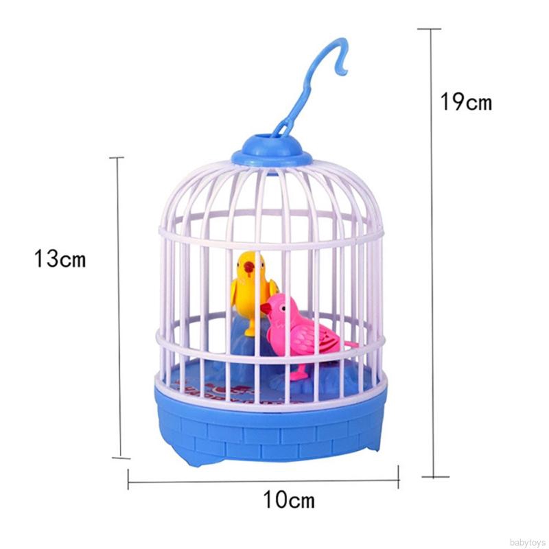 Lồng chim đồ chơi điều khiển bằng giọng nói độc đáo cho bé