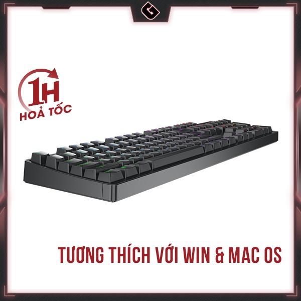 Bàn Phím Cơ Gaming Dareu EK1280s Full Size - Hàng Chính Hãng