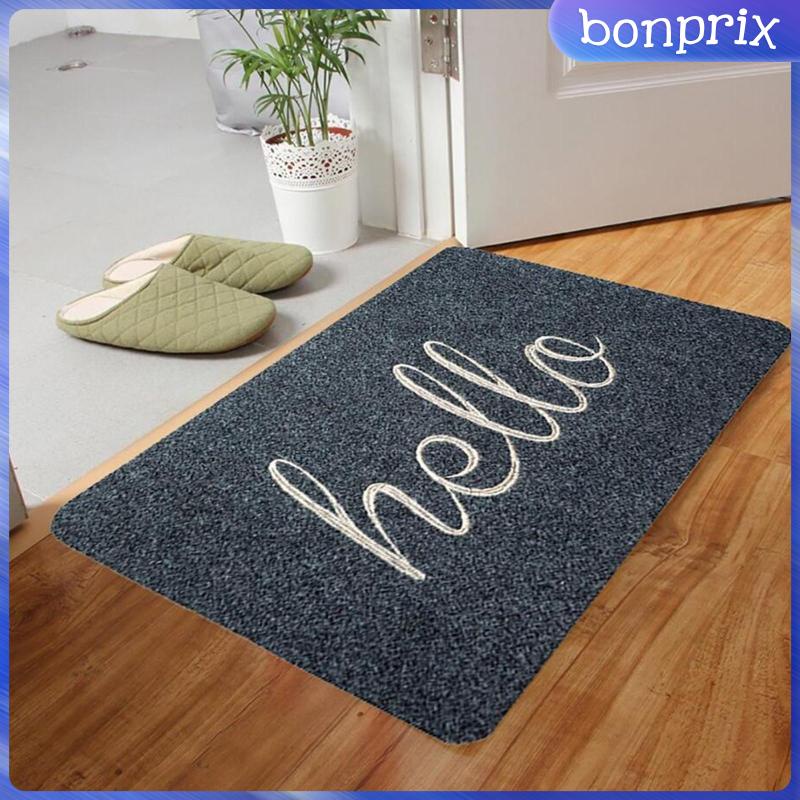 Thảm Chùi Chân Để Trước Cửa Ra Vào Trong Nhà Và Ngoài Trời Màu Xám Kích Thước 45x70cm