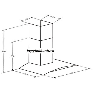 Máy hút mùi Binova Bi-58-GT-09