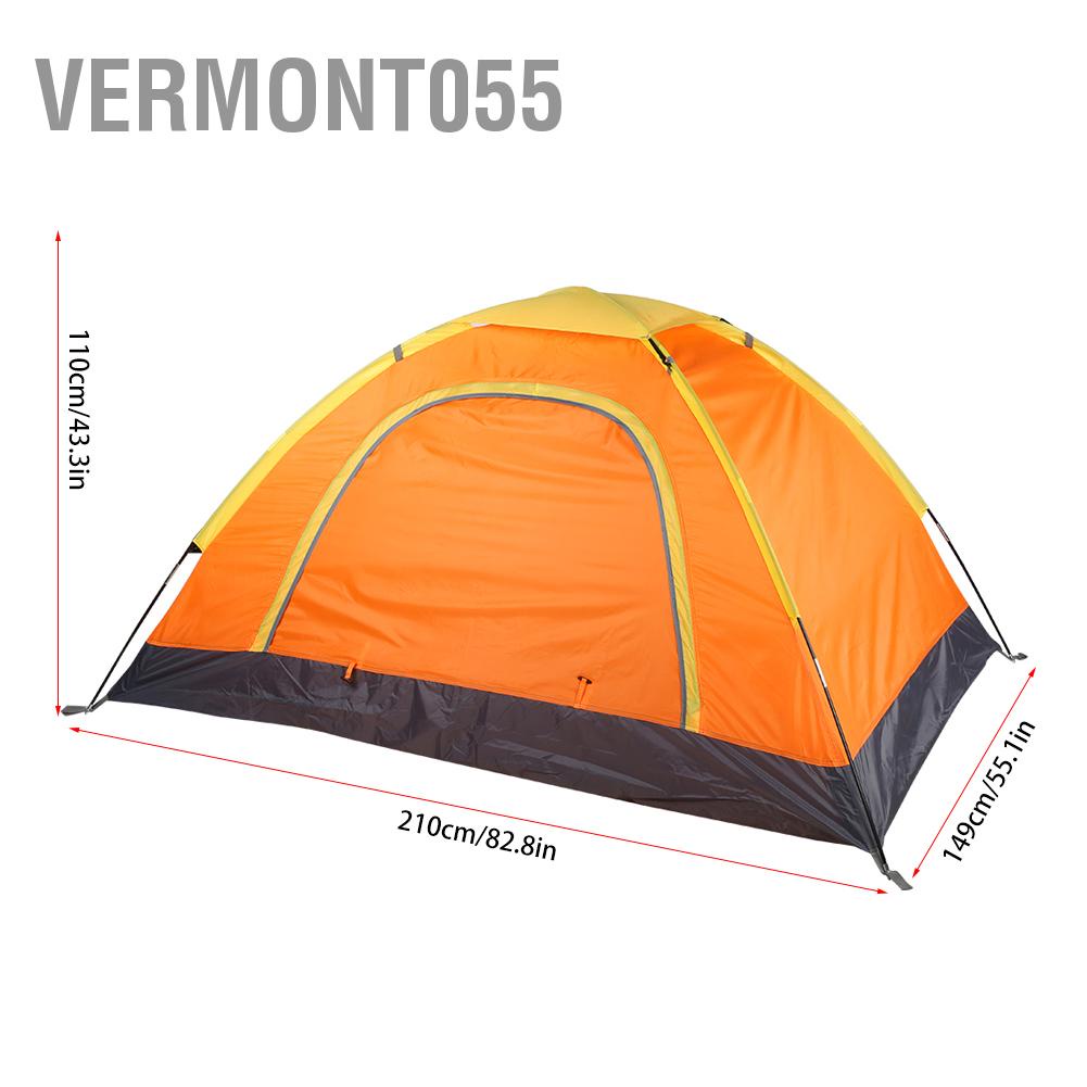 Có thể bán buôn Phụ kiện Lều chống muỗi di động ngoài trời cho 1-2 người để leo núi cắm trại trên bãi biển Vermont055 Hàng giao ngay