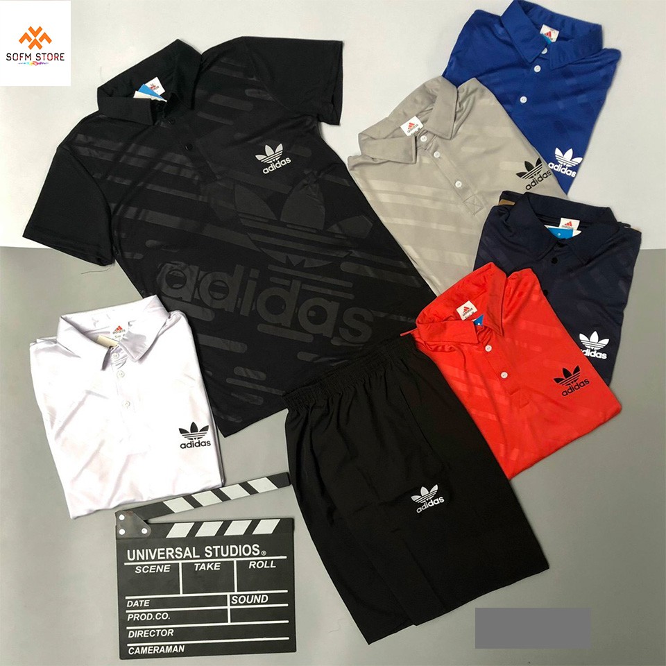 [FREESHIP] Bộ thể thao nam thun lạnh cổ bẻ, cổ tròn dập vân mã mới cho mùa hè 2021 | BigBuy360 - bigbuy360.vn