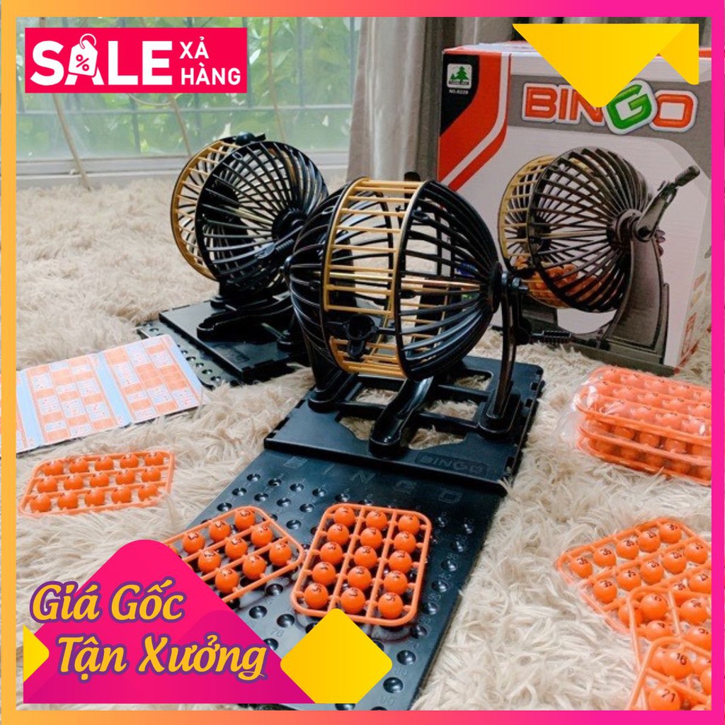 💥ĐỒ CHƠI TẾT💥 Bộ quay LOTO Bingo 90 số chơi tết cực thú vị