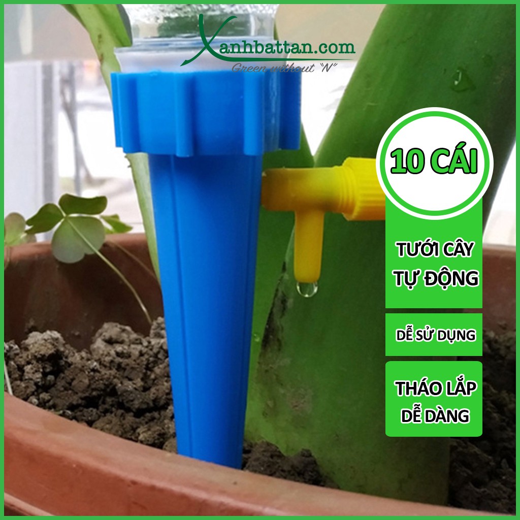 Set 10 Cái Vòi  Tưới Cây Tự Động Lắp Vào Chai Nước CoCa - Danasi Mã C-09