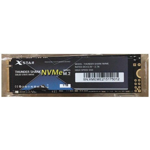 Ổ cứng SSD M2 NVMe Xstar 1T bảo hành chính hãng 36 tháng