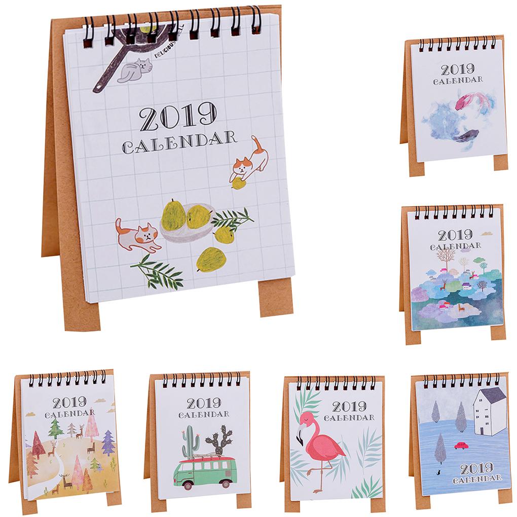 Lịch Để Bàn Dạng Đứng 2019 Tiện Dụng Cho Gia Đình / Văn Phòng