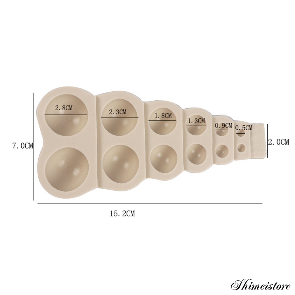 Khuôn Silicone Làm Bánh Kem / Sô Cô La / Thạch Nóng Hình Bán Nguyệt Độc Đáo