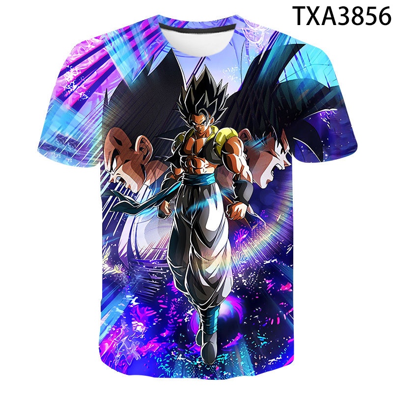 Mới Áo Thun Tay Ngắn In Hình Goku Dragon Ball Thời Trang Mùa Hè Cho Nam Và Nữ