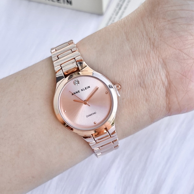 Đồng hồ nữ ANNE KLEIN model AK/3608RGRG tone rose gold sang trọng