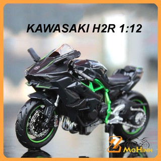 XE MÔ HÌNH MOTO Siêu Xe Thần Gió Kawasaki H2R - tỷ lệ 1:12