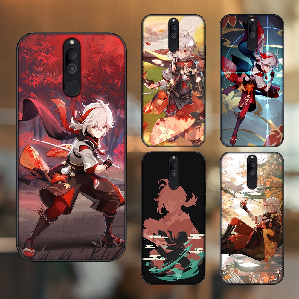 Ốp lưng Huawei Nova 2i viền đen in hình Kazuha Genshin Impact