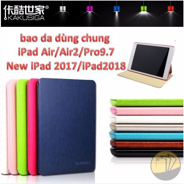 Bao da KAKU cho iPad Air/ iPad Air2/ Pro9.7 / iPad 2017/ iPad 2018 | BigBuy360 - bigbuy360.vn