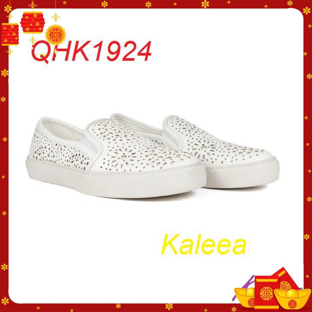 Giày slip on Nữ Kaleea QHK1924 - Giày Bệt Cao Cấp VNXK ,Da Bò Thật ,Siêu Nhẹ ,Thoát Khí - Hàng Chính Hãng Kaleea