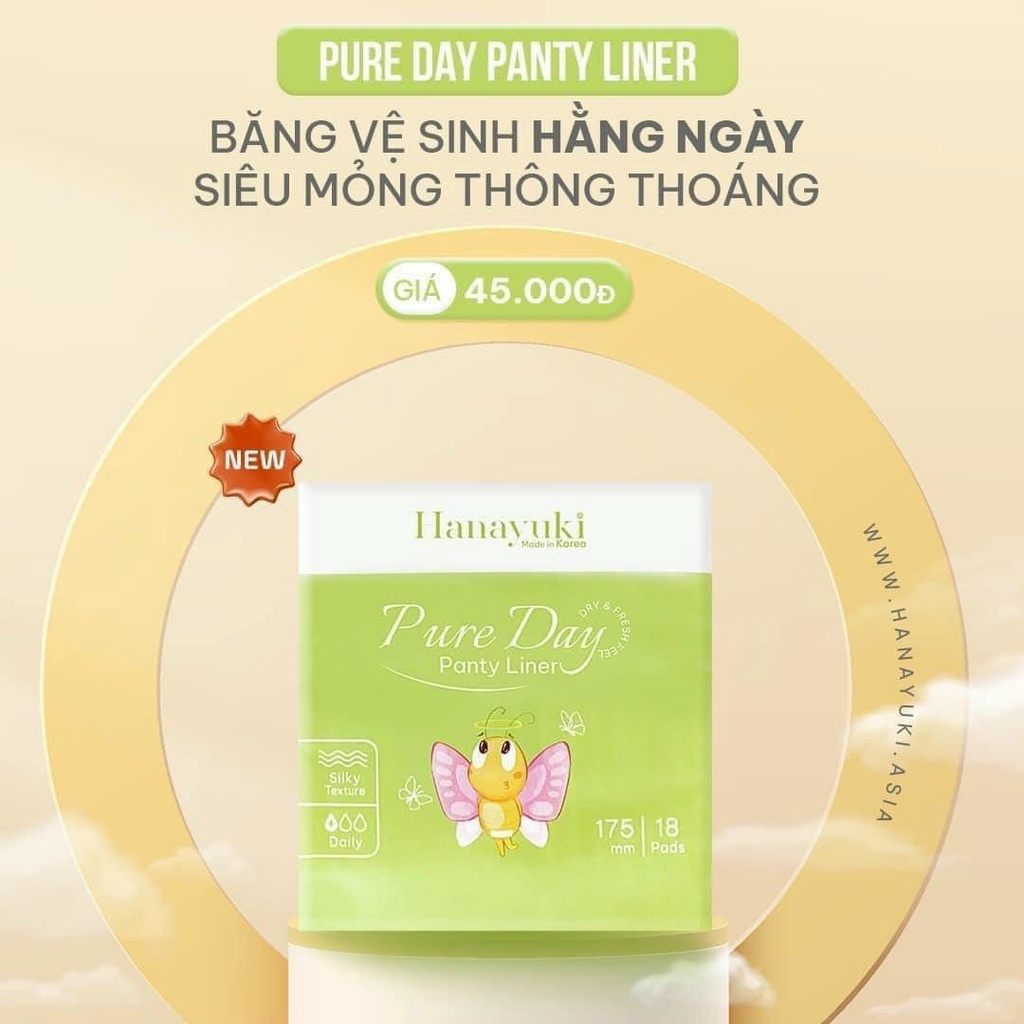 ✌Giá Sỉ✌ Băng Vệ Sinh HANAYUKI Hàng Ngày, Đêm