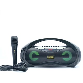 ( HÀNG HOT ) Loa Bluetooth Karaoke Xách Tay KM-S2 Tặng Kèm 1 Mic Hát, Âm Bass Cực Hay, Đèn Led Sống Động