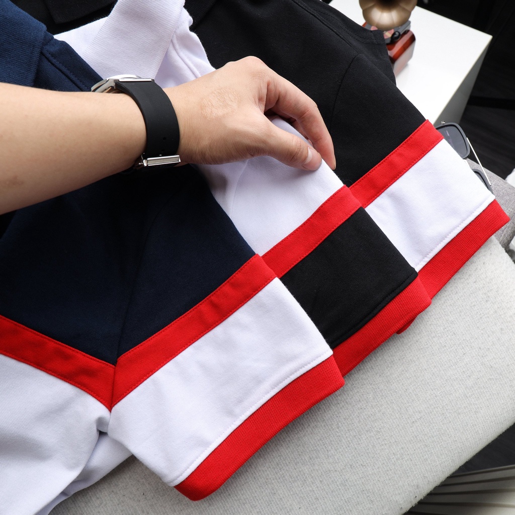 Áo thun polo nam chất vải cá sấu cotton 100% dày đẹp, style đơn giản, thanh lịch 9779