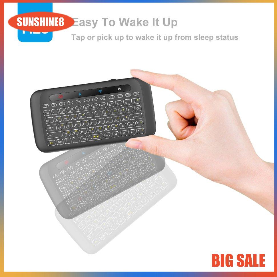 Bàn Phím Không Dây Mini H20 2.4ghz Cho Pc Tv Box