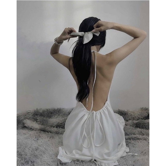 ĐẦM HỞ LƯNG Lowei xoè bèo nhí