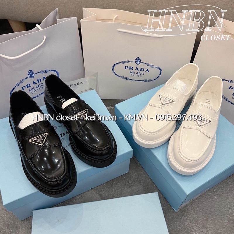 Giày moca Prada fullbox