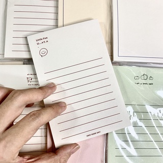 Giấy Note Dễ Thương Style Minimal 94mm x 142mm // Hidari