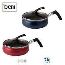 Chảo sâu lòng DCM 24cm hàng chính hãng Nhật Bản, dùng với mọi loại bếp, bảo hành lên tới 12 tháng
