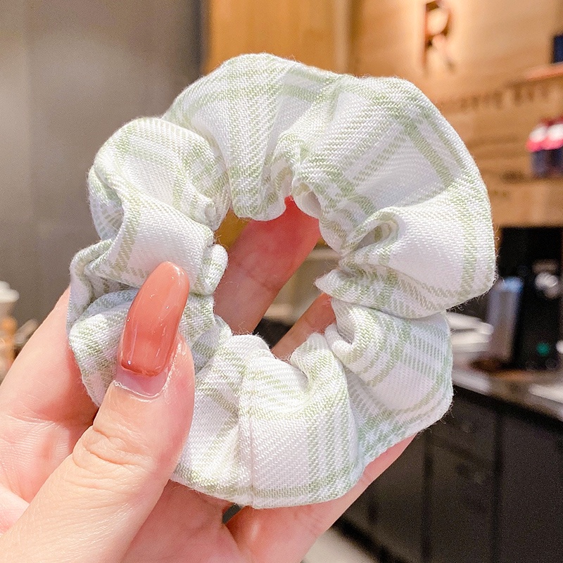 Dây buộc tóc thiết kế co giãn phong cách Retro Hàn Quốc