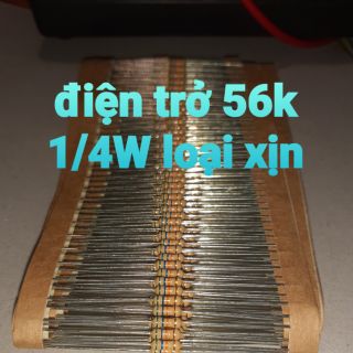 50 điện trở 56k 1/4W loại xịn
