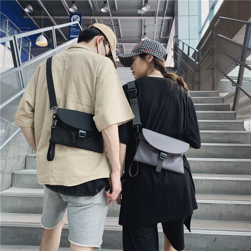 Túi đeo chéo nam nữ vải Canvas phong cách Hàn Quốc, túi chéo unisex thiết kế nhỏ gọn TC100-D | BigBuy360 - bigbuy360.vn