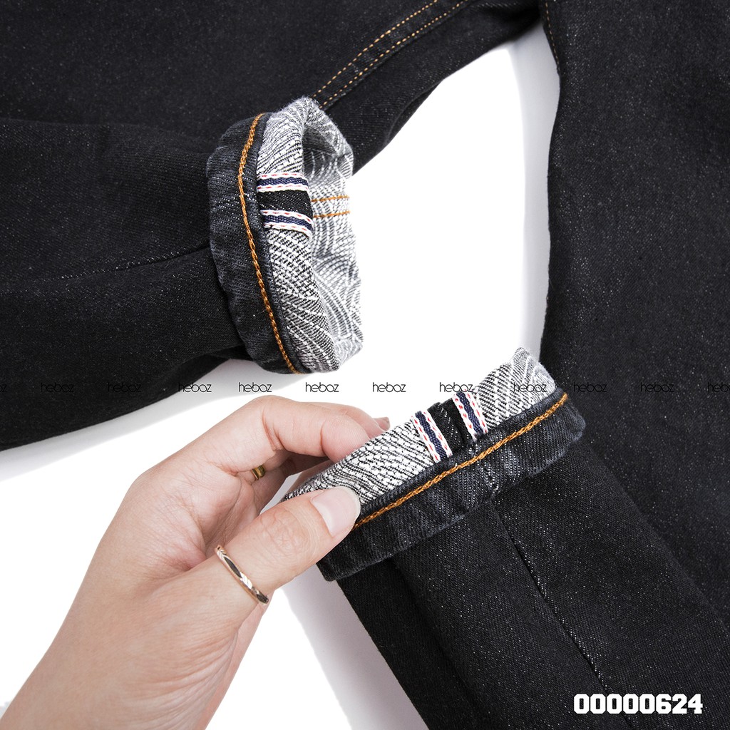 [HẾN STORE MENSWEAR] Quần jean Heboz in lai 210342 IND- 00000624