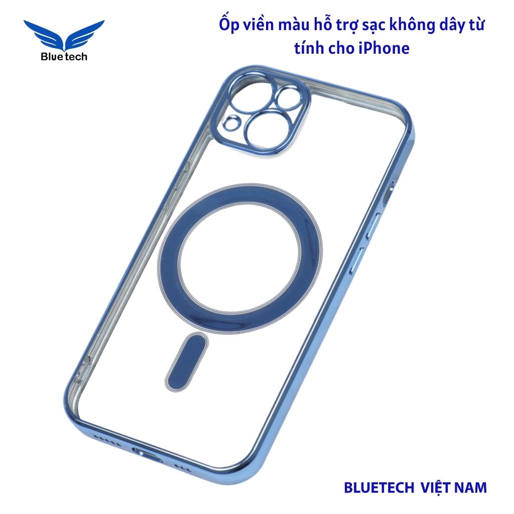 Ốp iphone - Ốp Lưng Bảo Vệ Chống Sốc Cao Cấp hỗ trợ sạc không dây cho iPhone 7plus -  13 ProMax - Bluetech