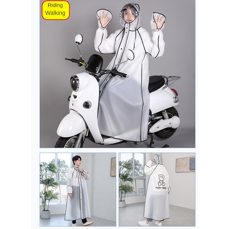 ★Cổ Phiếu Sẵn Sàng ★Áo Mưa Trong Suốt Chống Nước Cỡ Lớn Cao Cấp Tiện Dụng Cho Người Lớn