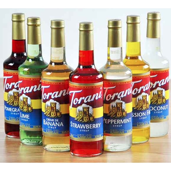 Siro Torani Vải  chai 750ML. Hàng công ty có sẵn giao hàng ngay