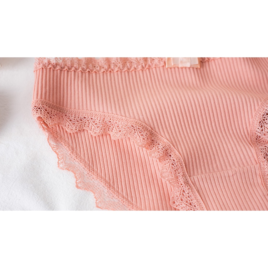 Quần lót nữ cotton thun gân, trẻ trung, thoải mái, thoát mát  Anna Shop