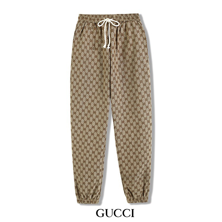 Quần dài The North Face bằng cotton thêu họa tiết Gucci hợp thời trang cho nam nữ