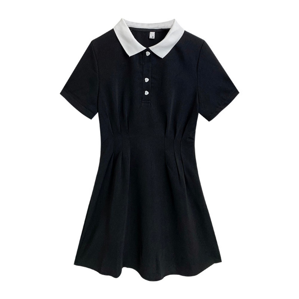 Váy nữ , váy nữ dáng chữ A polo cổ bẻ trẻ trung năng động phong cách hiện đại ATILA SHOP. | BigBuy360 - bigbuy360.vn