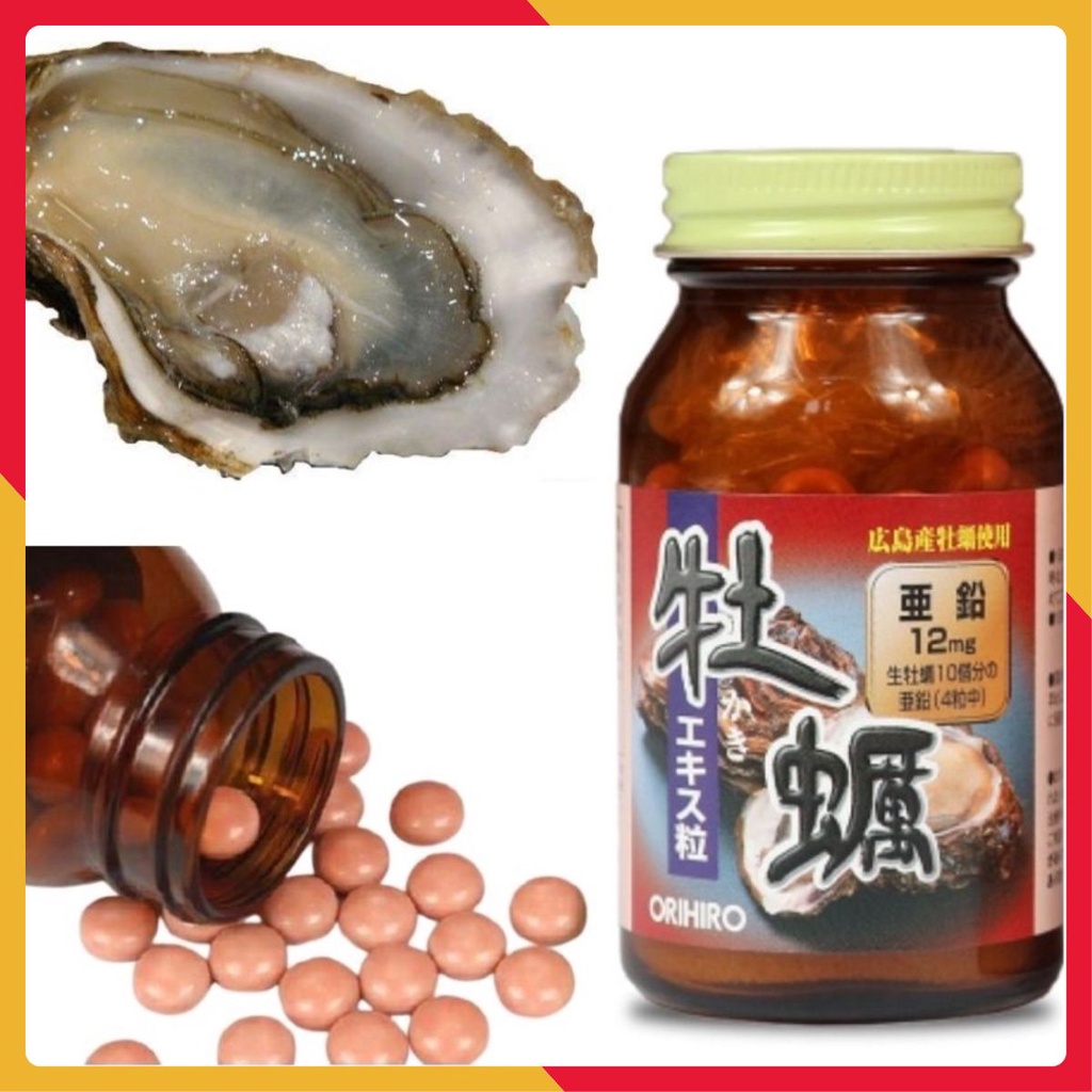 Viên uống tinh chất hàu tươi Orihiro Nhật Bản 120 viên   Nhật Bản