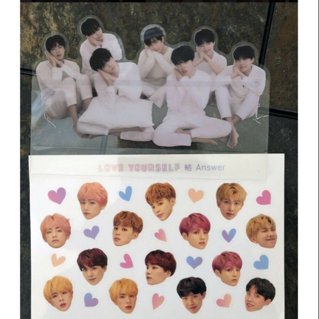 [ Official] Sticker &amp; Standee từ album BTS LOVE YOURSELF