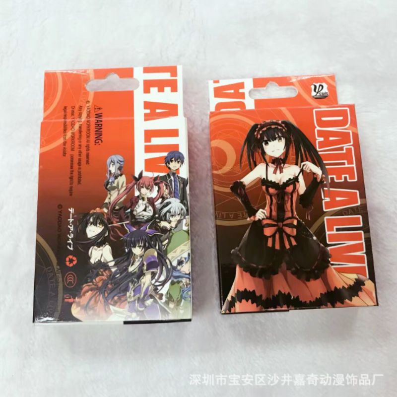 Bộ bài tú lơ khơ Anime Date a Live hình Kurumi 54 lá cực hot