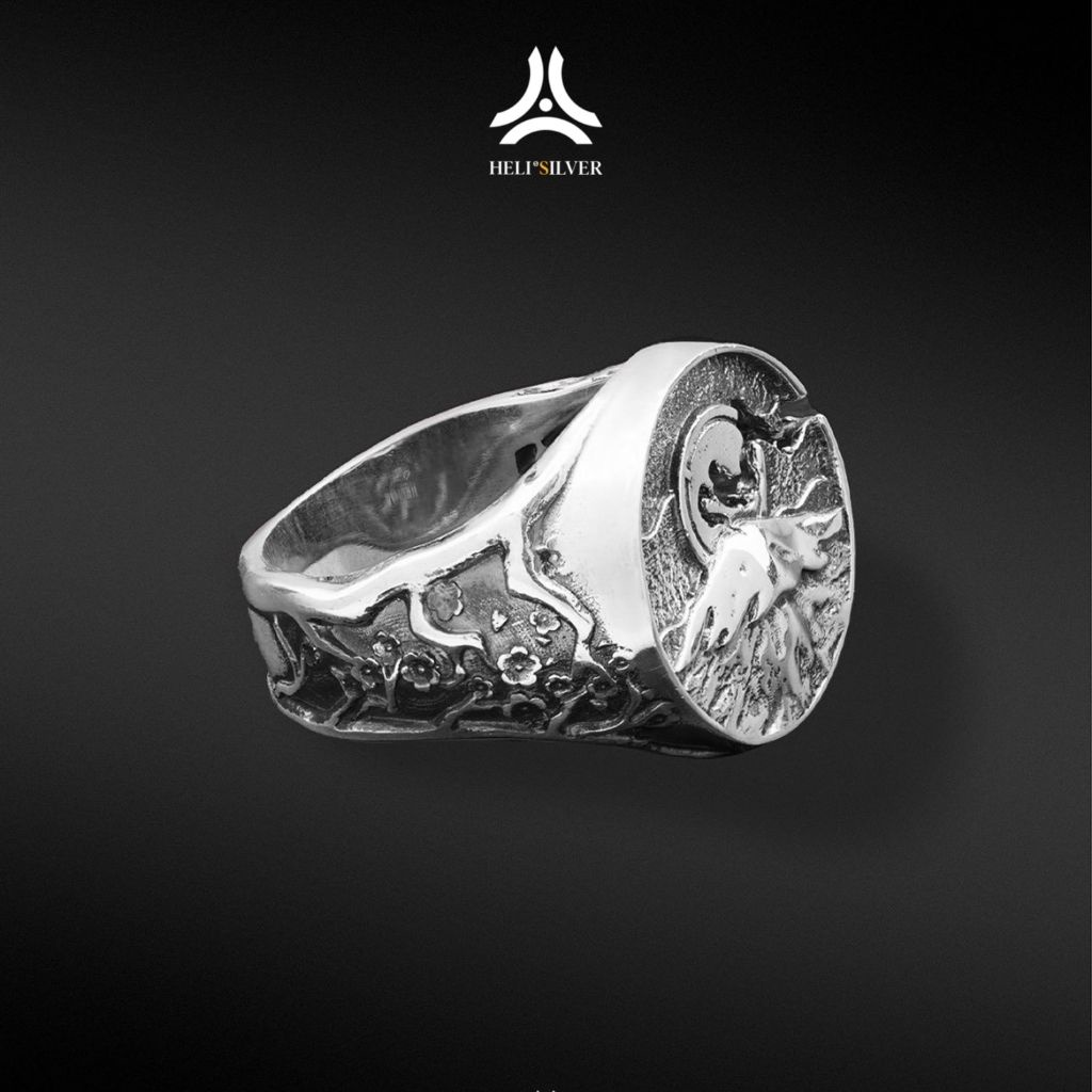 Nhẫn bạc nam, nữ HeliSilver FUSHI RING Helios Original S925