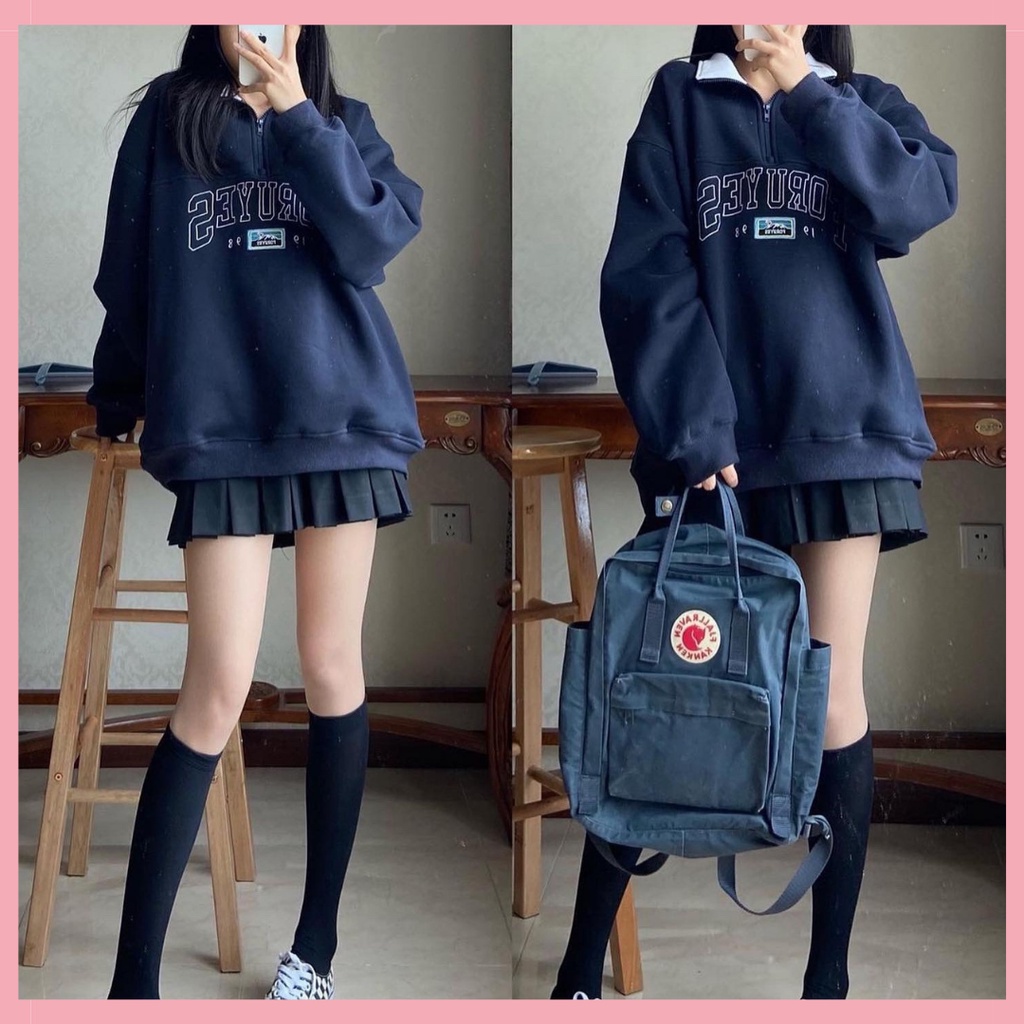 Áo nỉ polo FORUYES dầy dặn CHANREEN [FREESHIP]