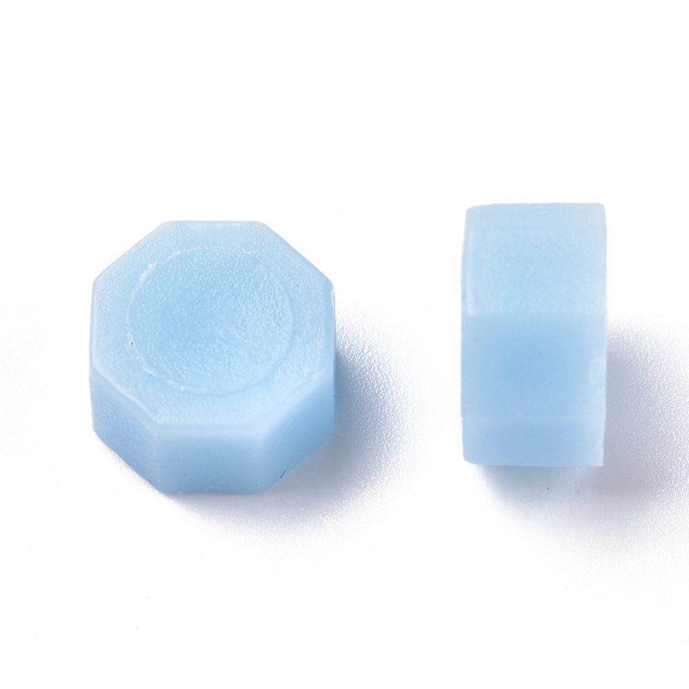 Bộ 100 Hạt Sáp Niêm Phong Bì Thư Màu Xanh 9mm