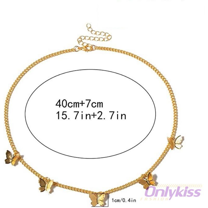BUTTERFLY vòng cổ Nữ Mặt Hình Bướm Thời Trang Hàn Quốc | BigBuy360 - bigbuy360.vn