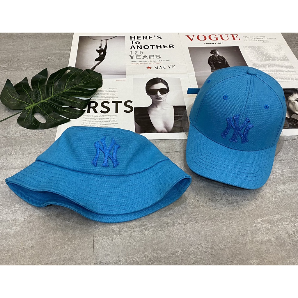 Mũ lưỡi trai, nón kết nam nữ Unisex fom mềm thêu xương cá chữ NYY Pan Store